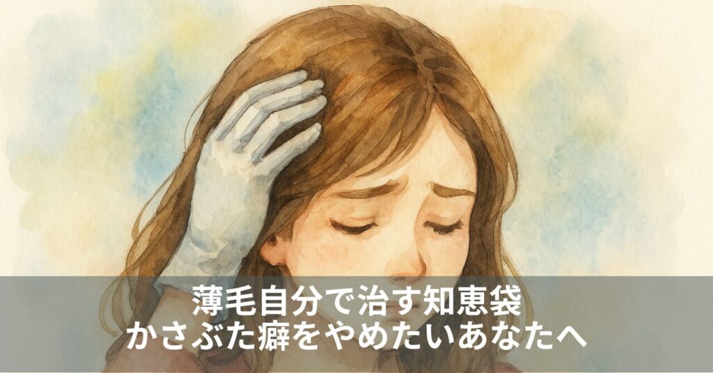 薄毛自分で治す知恵袋｜かさぶた癖をやめたいあなたへ